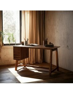 Bureau en manguier avec...