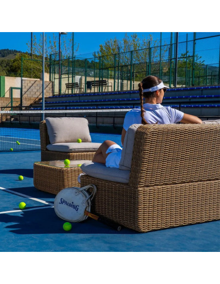 Ensemble de jardin 4 pièces structure en aluminium