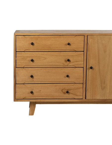 Buffet en mindi 4 tiroirs et 1 porte