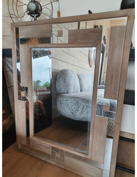 Miroir mural rectangulaire design Arwen 95 cm