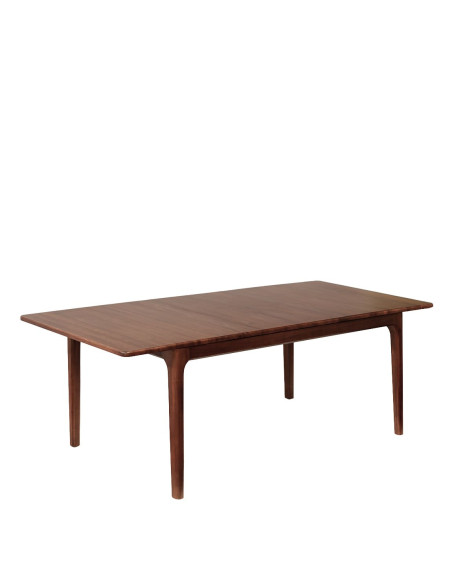 Table de repas rectangulaire extensible en acajou