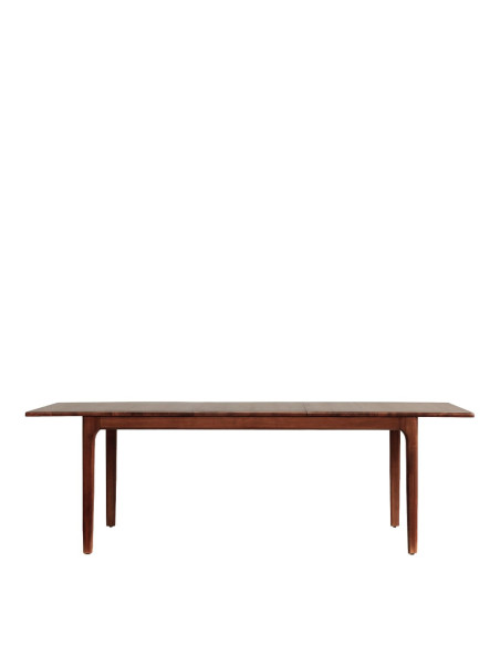 Table de repas rectangulaire extensible en acajou