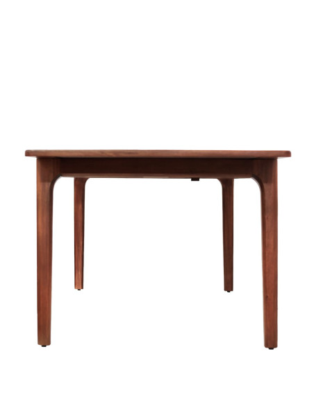 Table de repas rectangulaire extensible en acajou