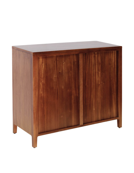 Commode 5 tiroirs en bois d'acajou