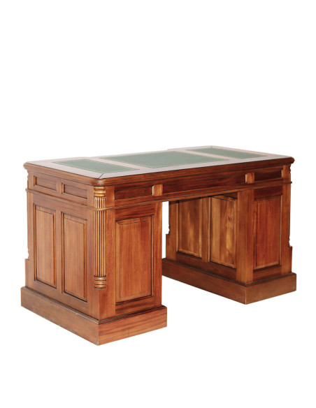 Bureau Victorien en acajou massif