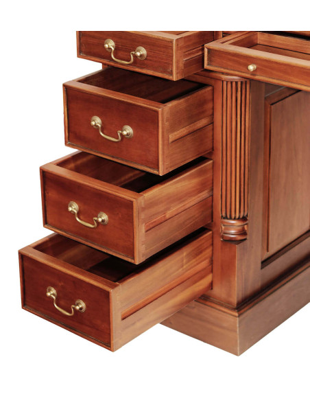 Bureau Victorien en acajou massif