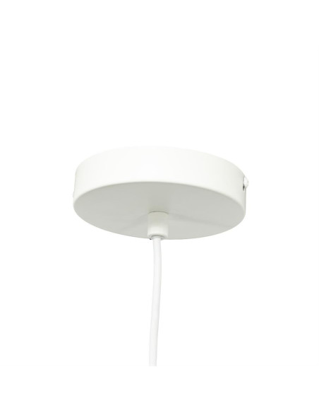 Suspension lamelles de bois et métal