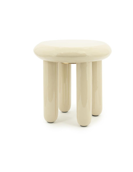 Table de salon ronde en métal Ball