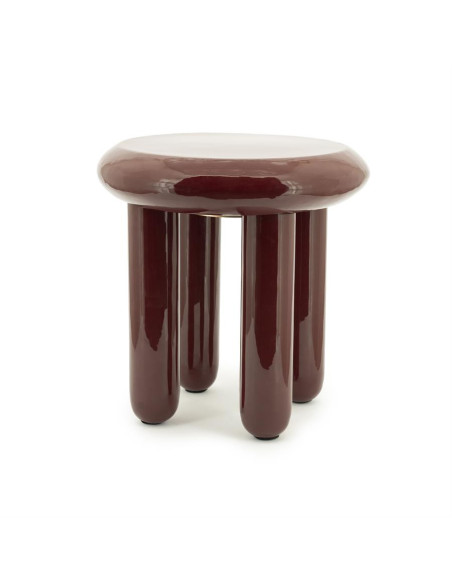 Table de salon ronde en métal Ball