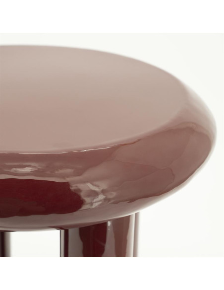 Table de salon ronde en métal Ball