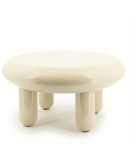 Table de salon ronde en métal Ball