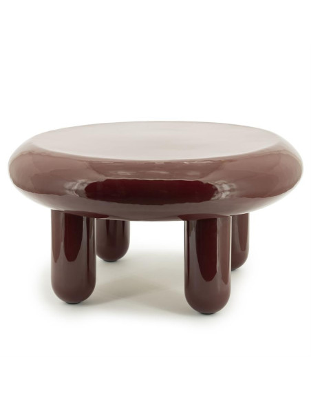 Table de salon ronde en métal Ball