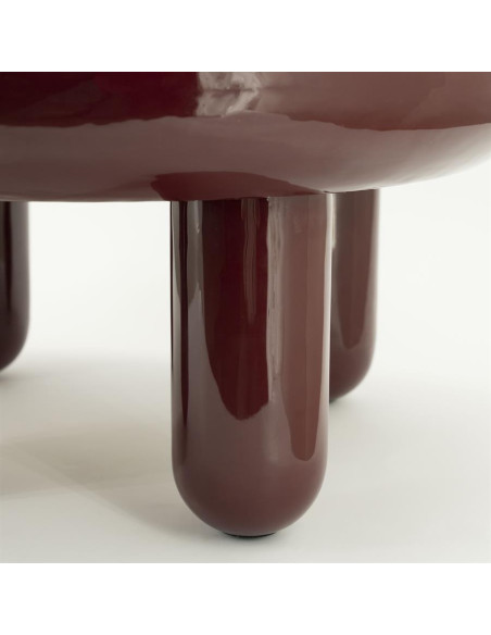 Table de salon ronde en métal Ball