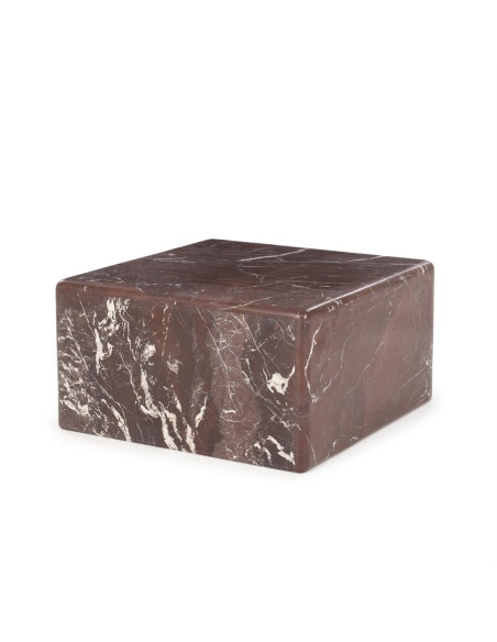 Table de salon carrée en marbre