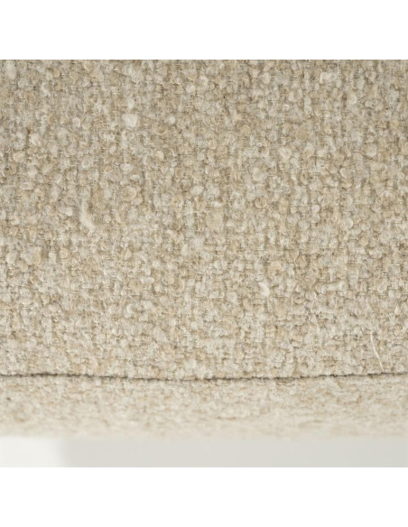 Fauteuil lounge en tissu et bois de frêne