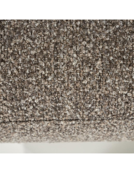 Fauteuil lounge en tissu et bois de frêne