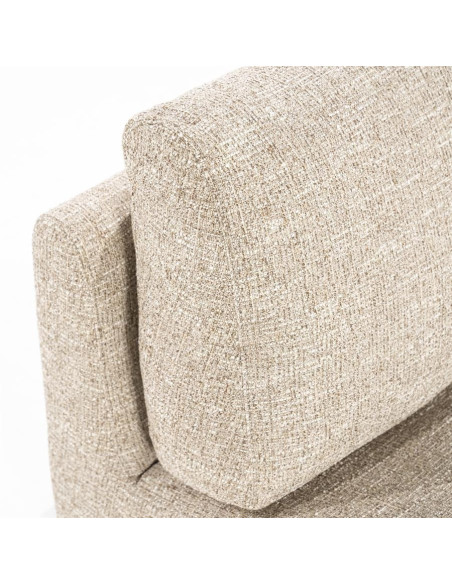 Fauteuil rotatif lounge avec coussin de dossier