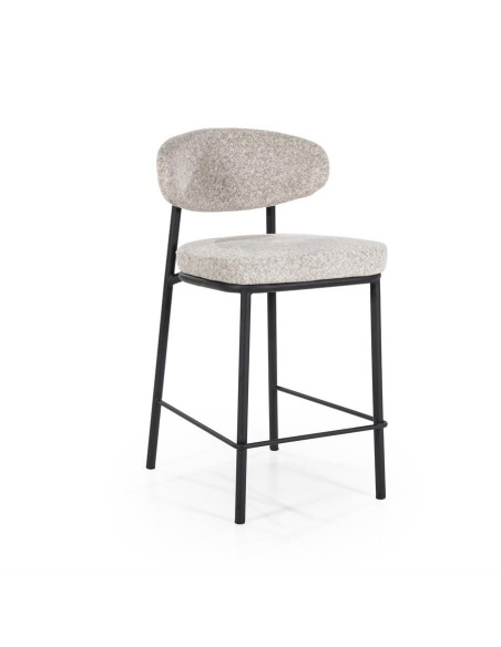 Chaise de bar avec assise rembourrée (lot de 2)