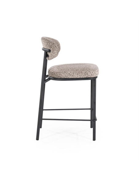 Chaise de bar avec assise rembourrée (lot de 2)