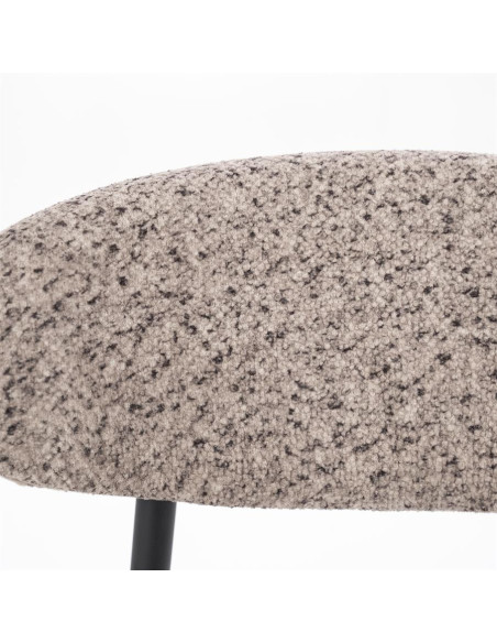 Chaise de bar avec assise rembourrée (lot de 2)