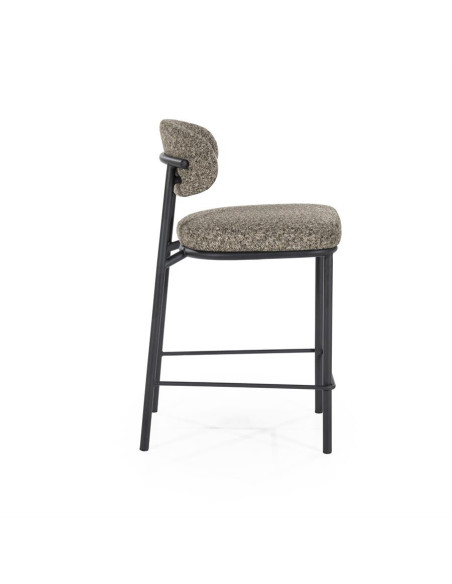 Chaise de bar avec assise rembourrée (lot de 2)