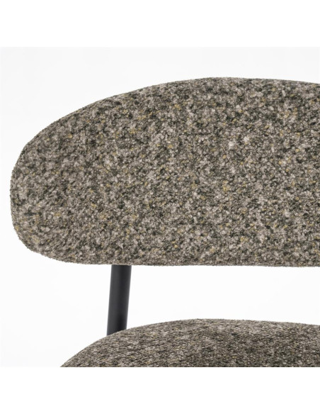 Chaise de bar avec assise rembourrée (lot de 2)