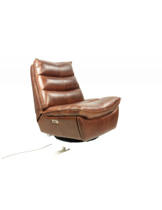 Fauteuil inclinable en cuir...
