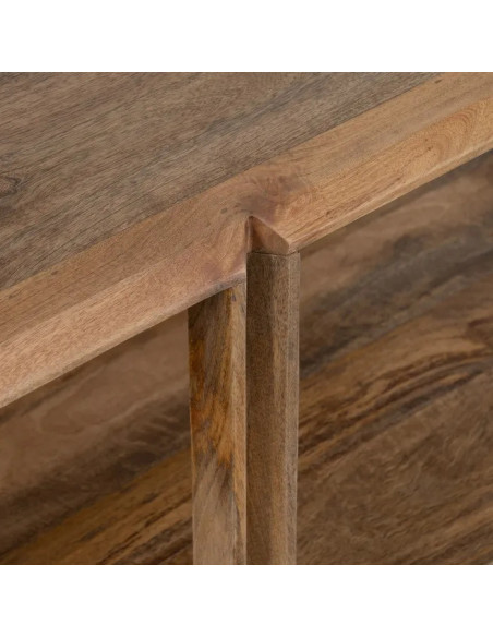 Table basse rectangulaire en manguier