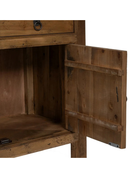 Meuble multi rangements en bois massif