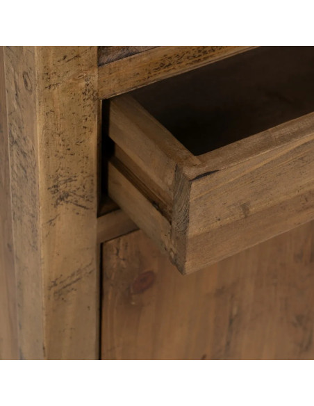 Meuble multi rangements en bois massif