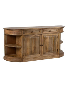 Meuble demi-lune en bois de... 2