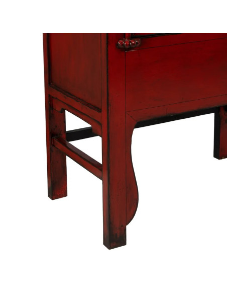 Armoire haute Chinoise en bois massif