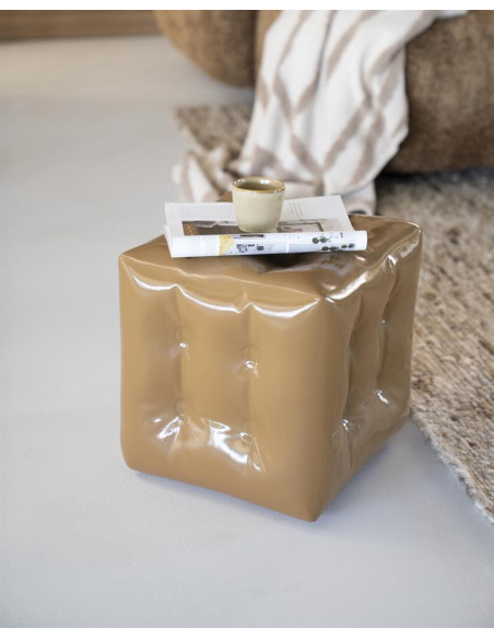 Pouf cubique en oxyde de magnésium