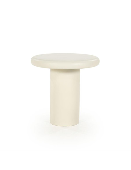 Table basse ronde en oxyde de magnésium