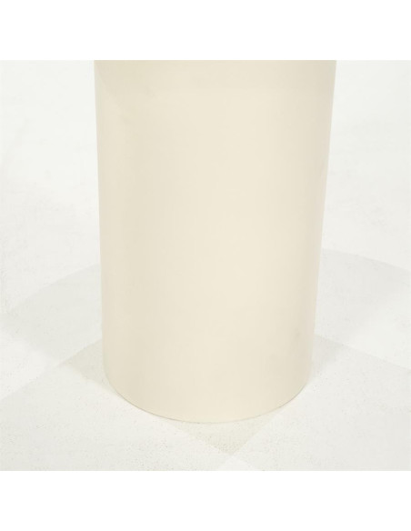 Table basse ronde en oxyde de magnésium