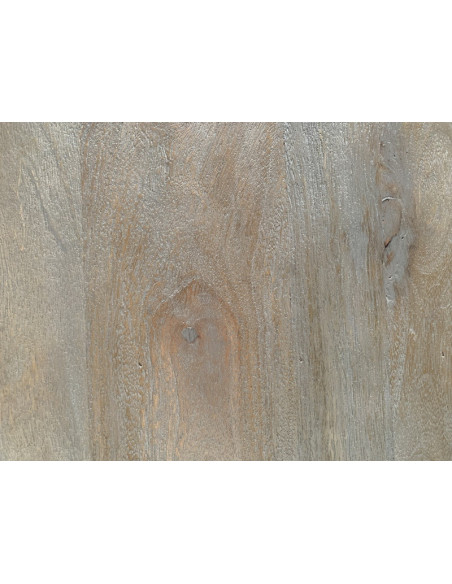 Table basse drapier en manguier rustique et pieds colonne 168 cm