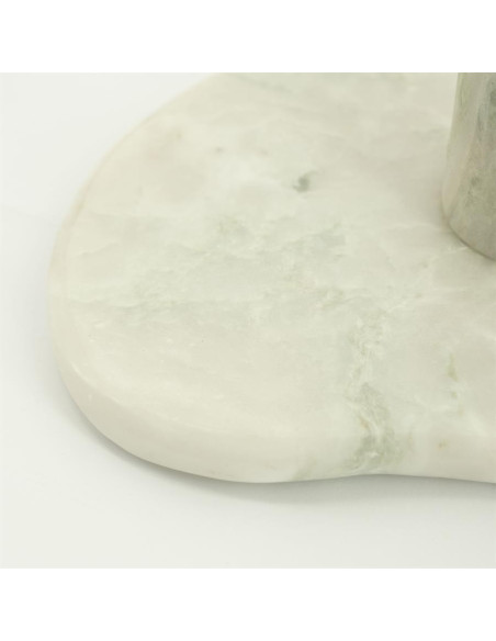 Table d'appoint forme haricot en marbre