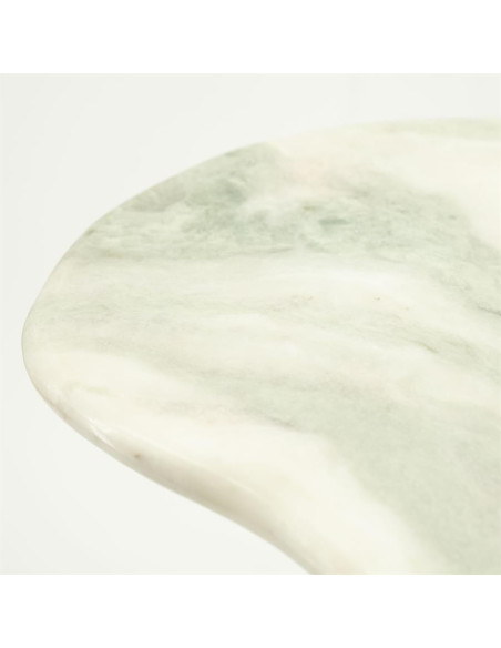Table d'appoint forme haricot en marbre