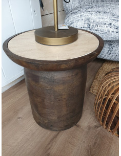 Table d'appoint ronde en...