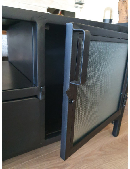 Meuble TV style industriel en métal