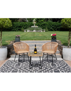 Ensemble de jardin en rotin...