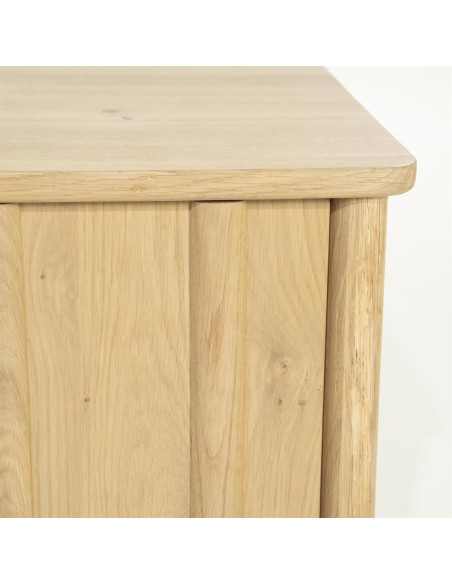 Grand meuble TV 4 portes en chêne Jack