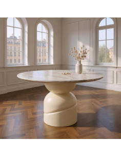 Table à manger ronde en...