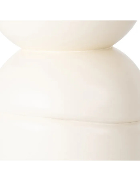 Table à manger ronde en manguier et marbre 120 cm