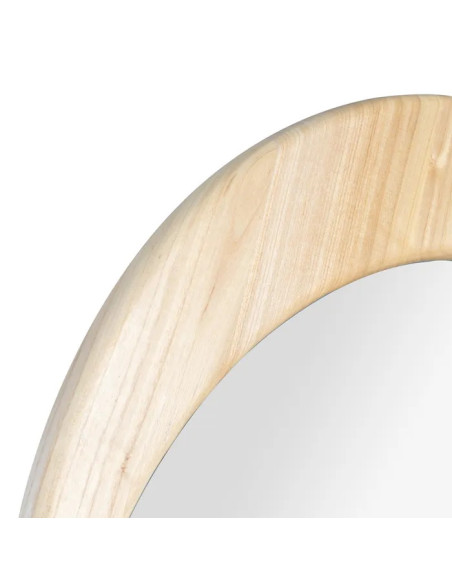 Miroir arche en bois de paulownia
