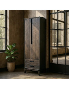 Armoire haute 2 portes 2...