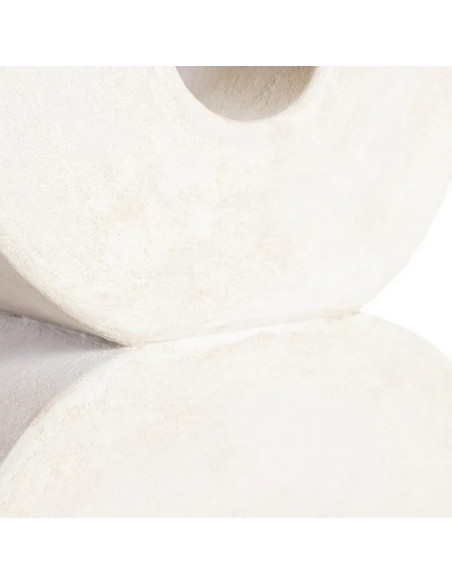 Console design et géométrique avec plateau naturel