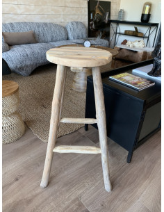 Tabouret de bar rustique