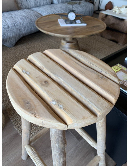 Tabouret de bar rustique