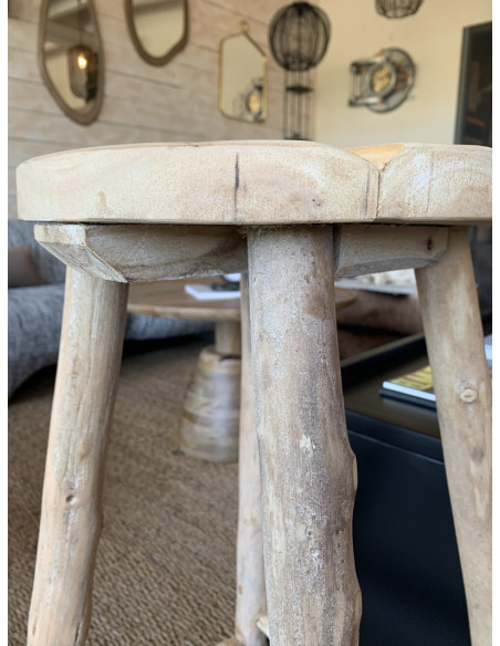 Tabouret de bar rustique